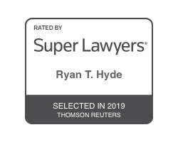 Rated By Super Lawyers | Ryan T. Hyde | Selected In 2019 | Thomson Reuters